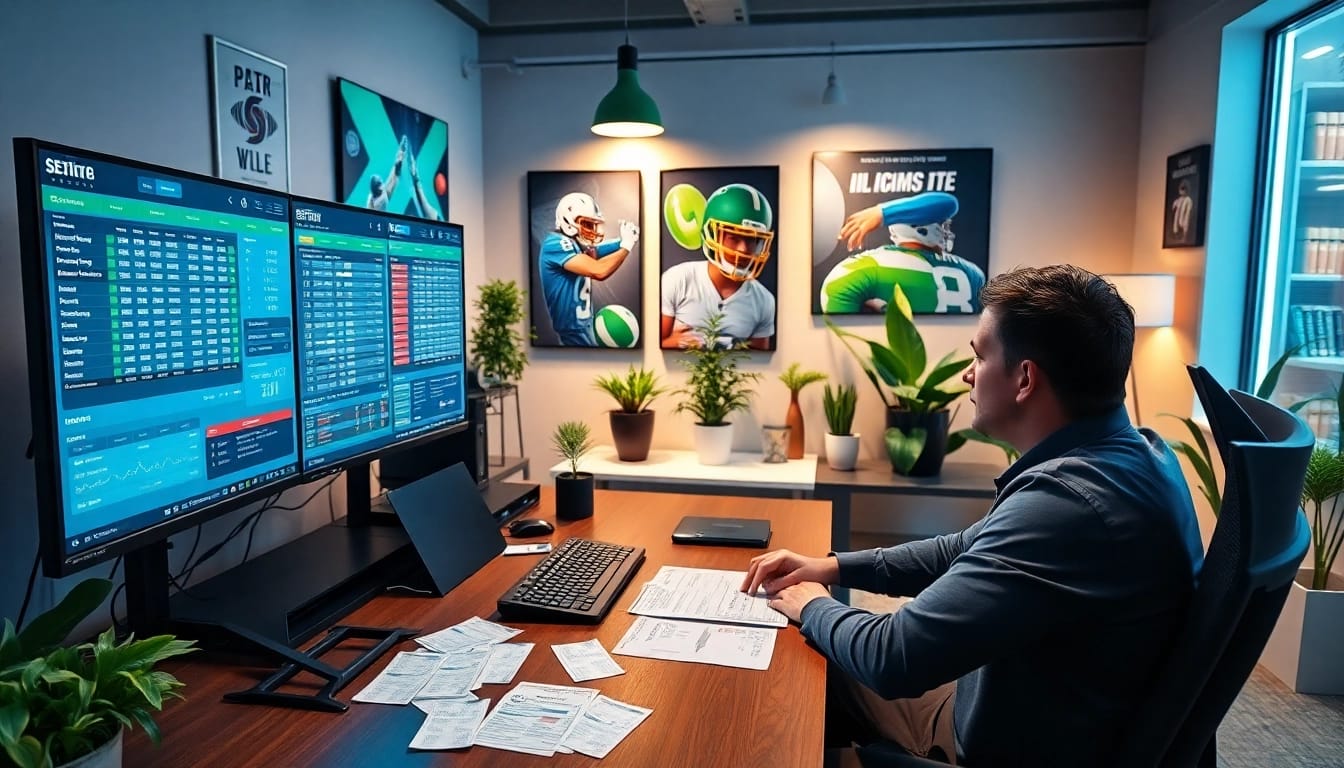 Engaging workspace showcasing best sports betting sites for Brazil with analysis and betting odds.