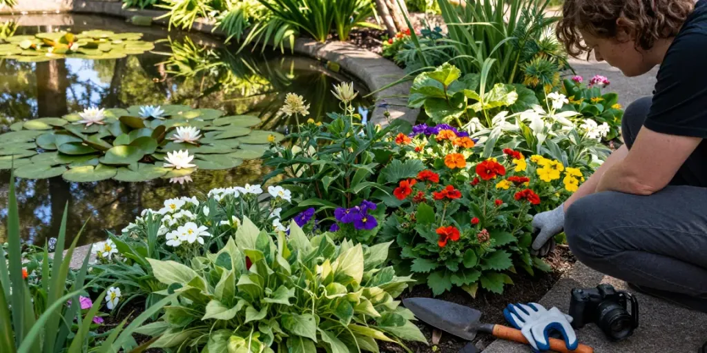 Buy Marginal Pond Plants to enhance your garden pond with vibrant colors and textures.
