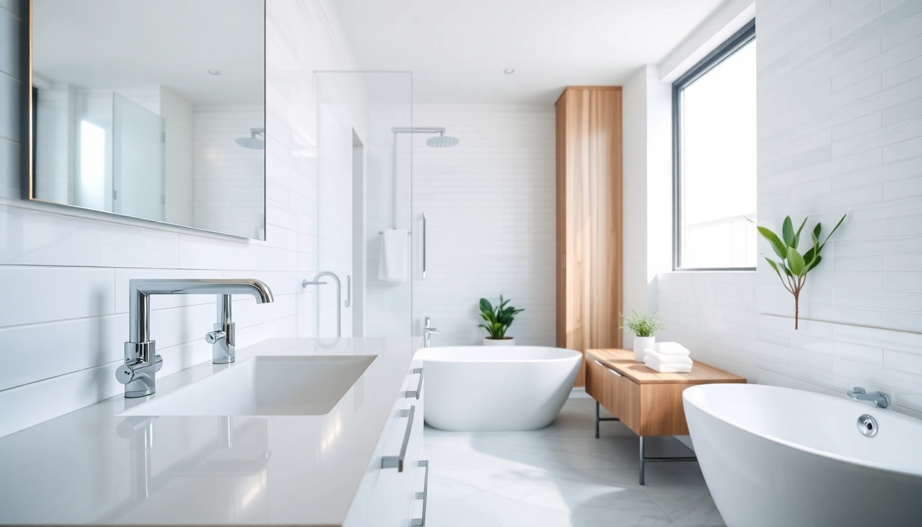 Enhance your space with bathroom renovations near me showcasing modern design elements.