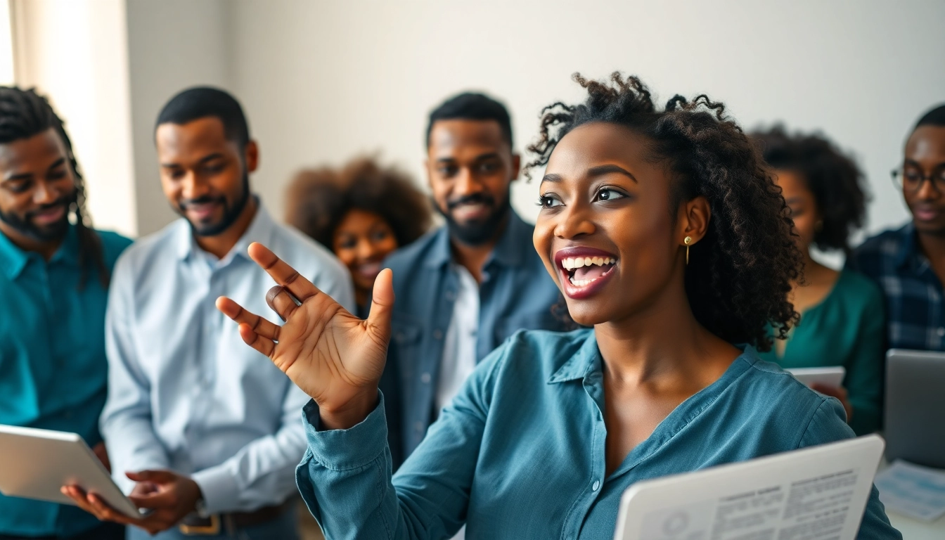 Engaged entrepreneurs pitch their ideas in Bet on Black, showcasing innovation and ambition.