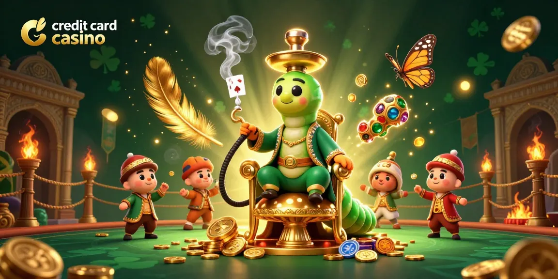 Experience the thrill of a credit card casino with vibrant characters and dazzling game elements.