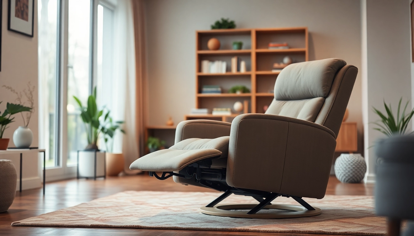 Experience the comfort of a lay flat lift chair in a cozy living room with modern design.