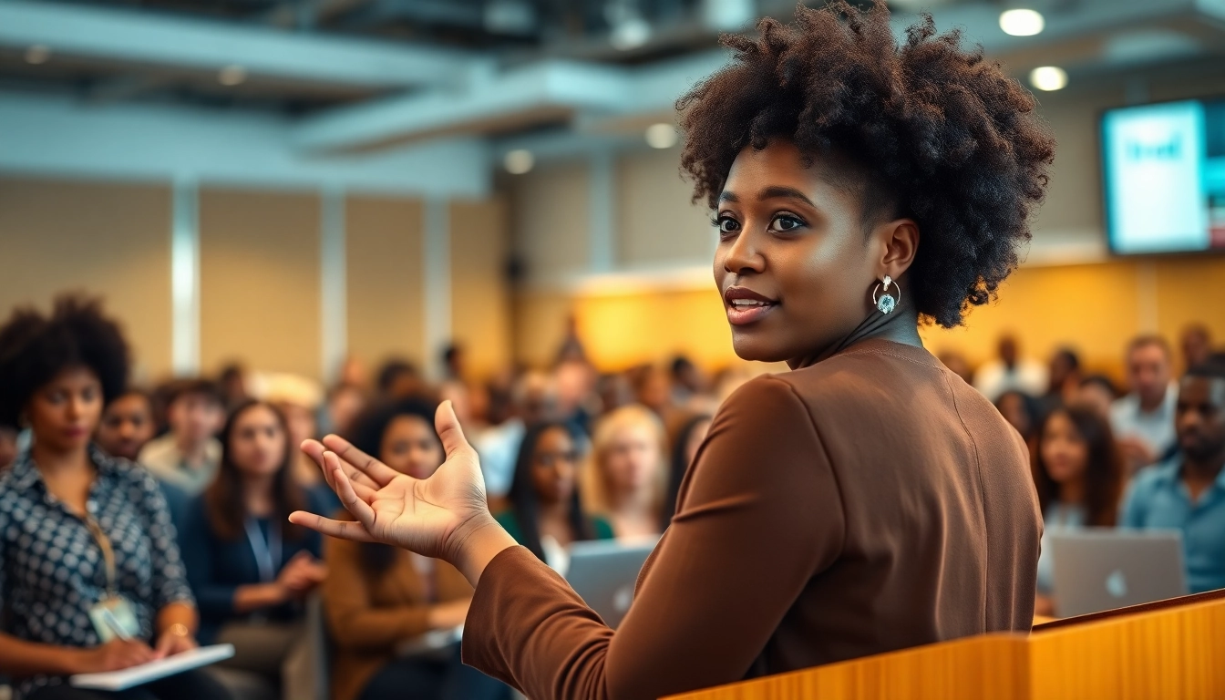 Engaging scene of Black entrepreneurs pitching innovative ideas in a competitive environment for Bet on Black.