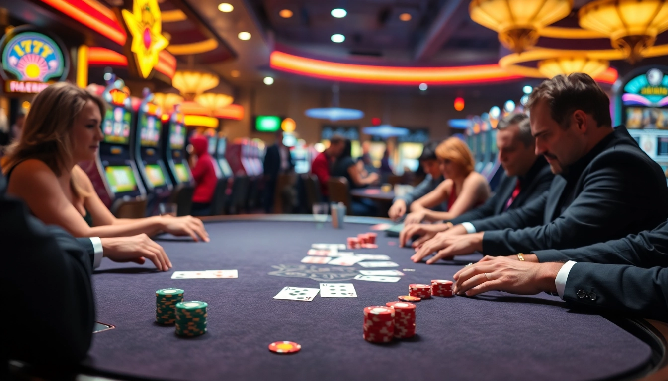 MABAR88 Pulsa menampilkan permainan poker yang penuh ketegangan di kasino.