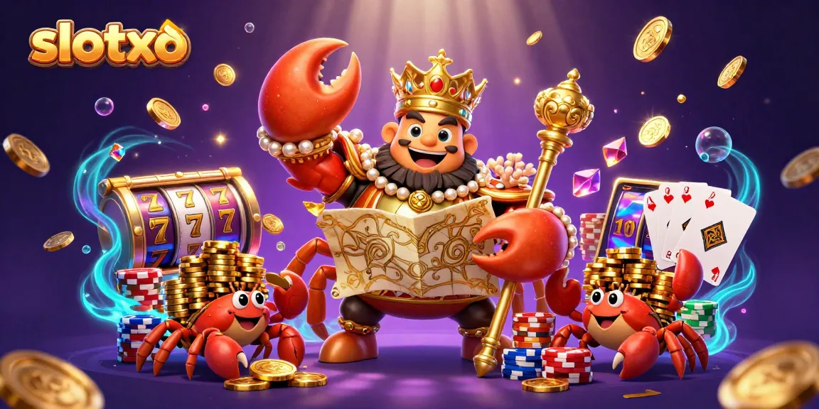 ในเกม slotxo รับรางวัลแจ็คพอตกับกราบสีทองที่ถือไม้เท้าและแผนที่ พร้อมกับเจ้าหน้าที่ปูที่ขนชิปทอง