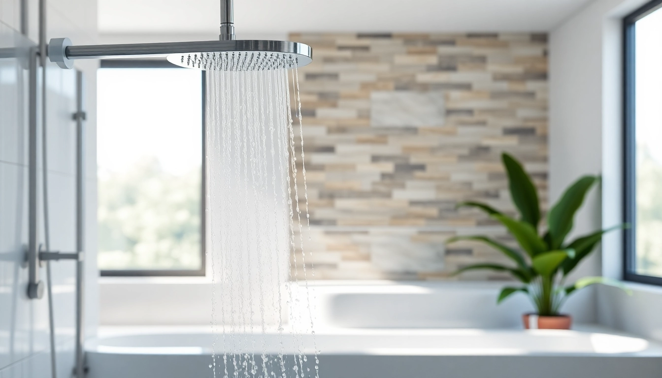 Experience elegant showers Australia with a stunning modern bathroom showcasing luxury features.