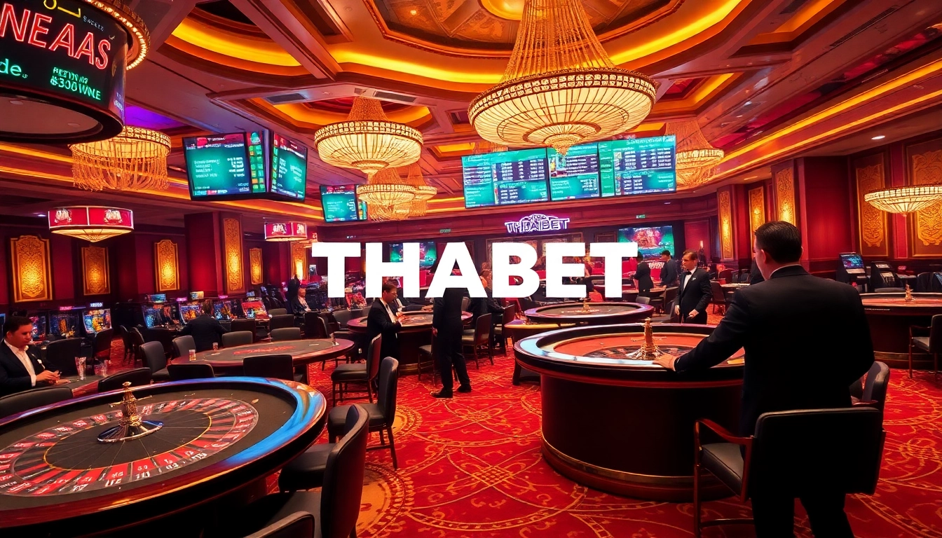 Experience excitement at THABET.VEGAS with vibrant casino games and betting action.