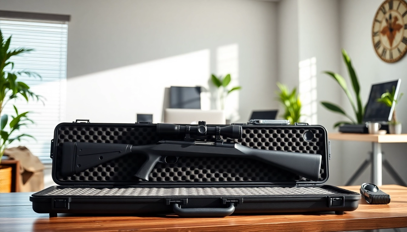 Maximize protection of your firearm with foam for rifle case in a sleek setup.