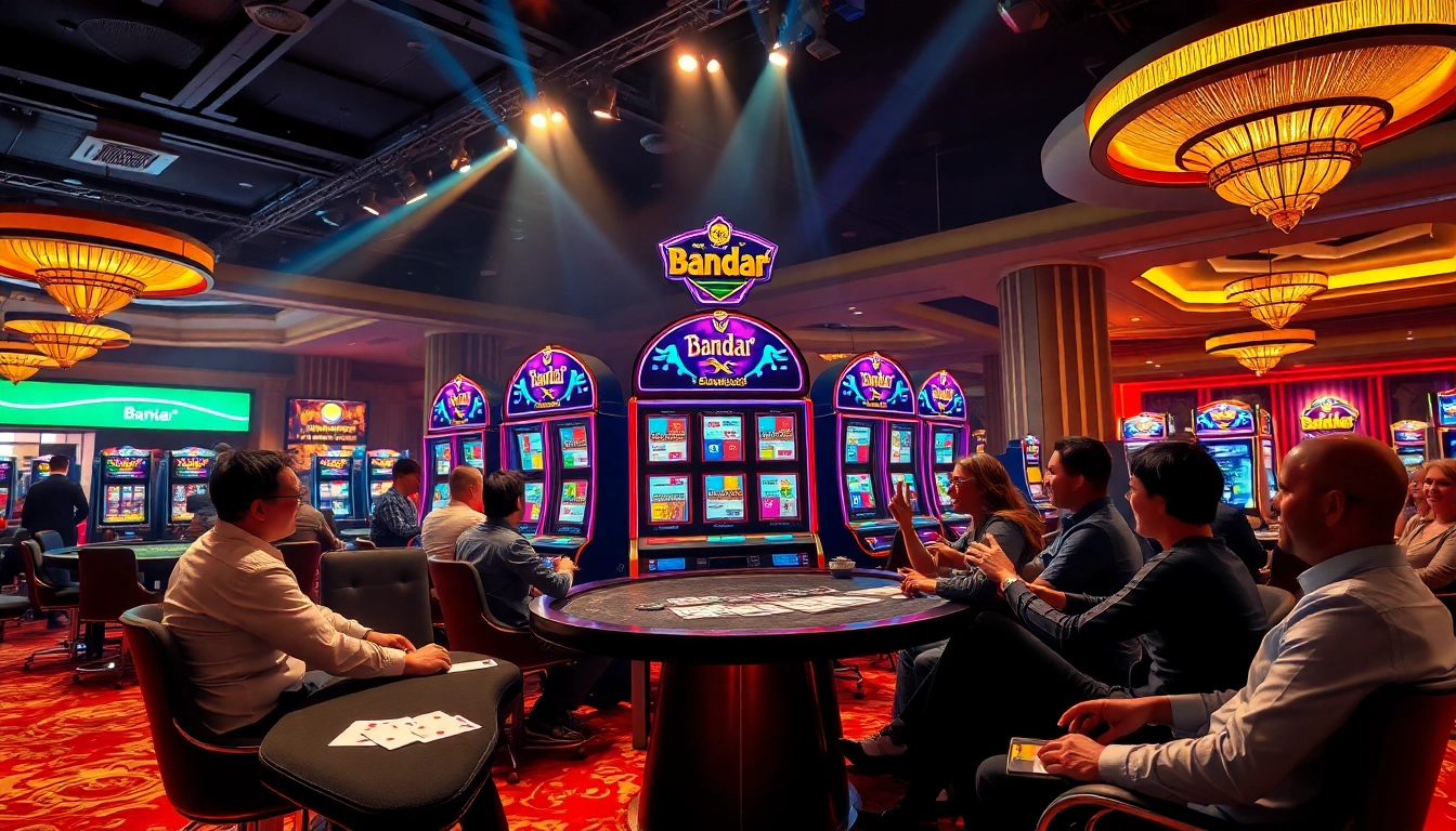 Menangkan jackpot di bandar slot dengan mesin yang menarik dan pemain yang bersemangat.