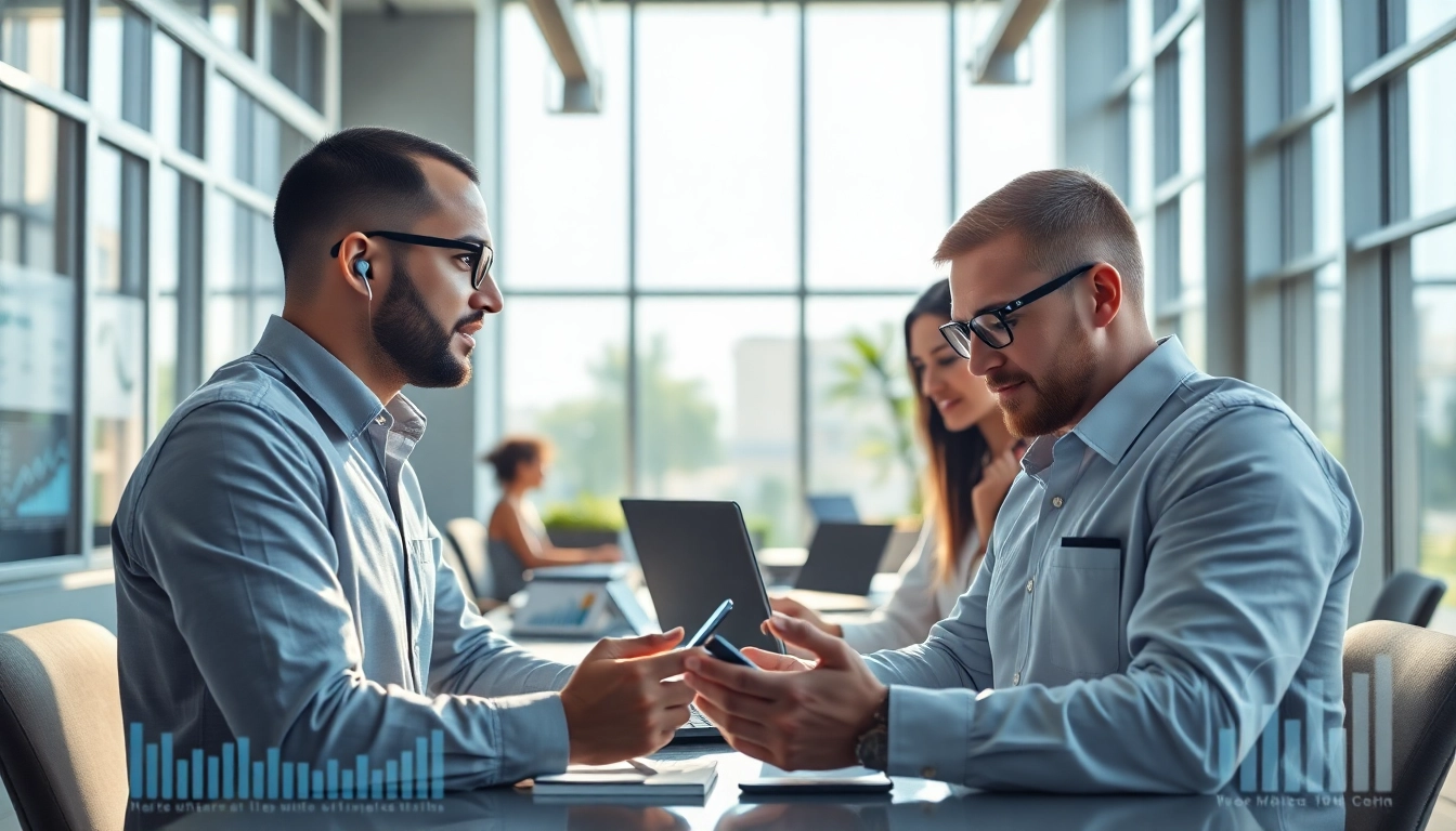 Engaging assistant for enterprise facilitating collaboration in a vibrant office environment.