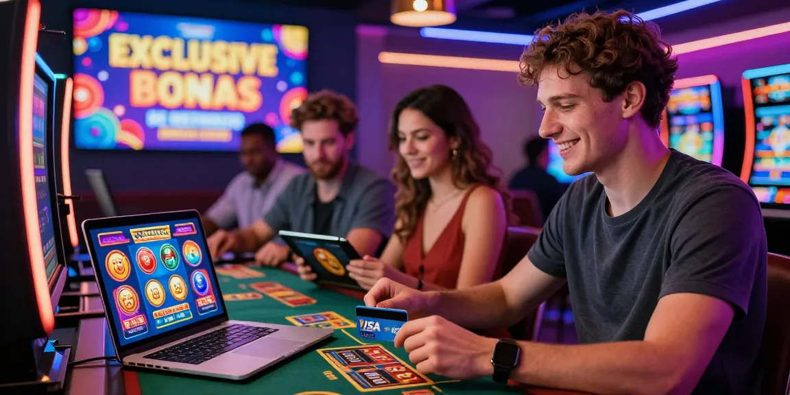 Engaged players at https://scoarch.org.uk enjoying credit card casinos with vibrant graphics and bonuses.