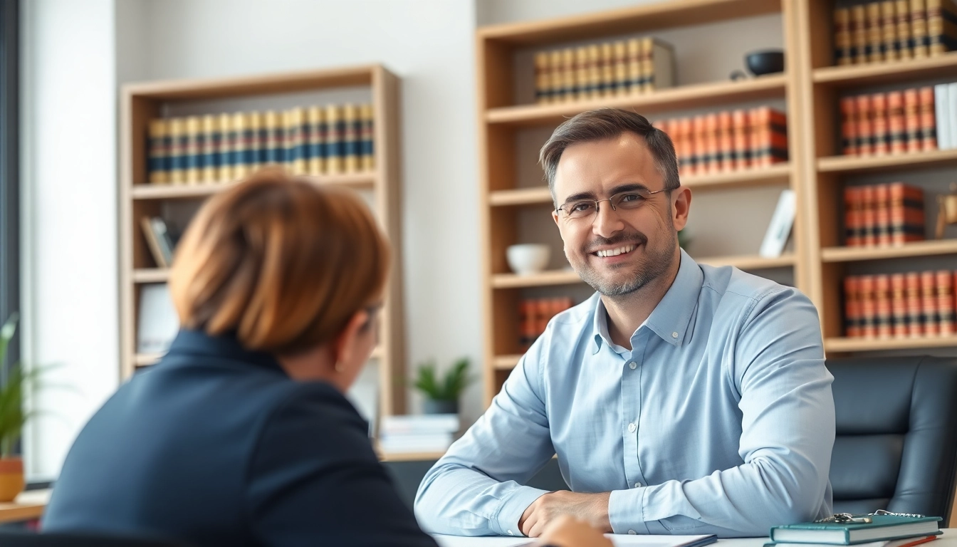Expert truck accident attorney Clearwater offering consultation in a welcoming legal office.