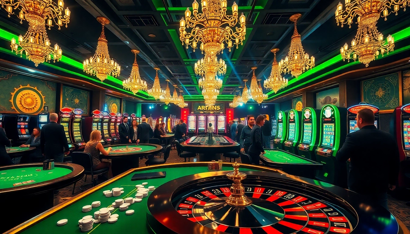 KPI4D players engaging at a luxury casino, highlighting thrilling roulette action and poker excitement.
