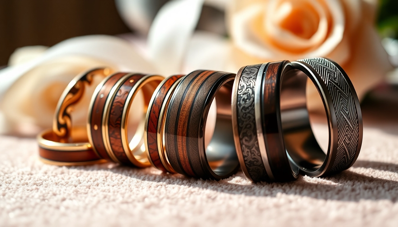 Stylish Unique Wedding Bands for Men: Craftsmanship and Distinctive Materials