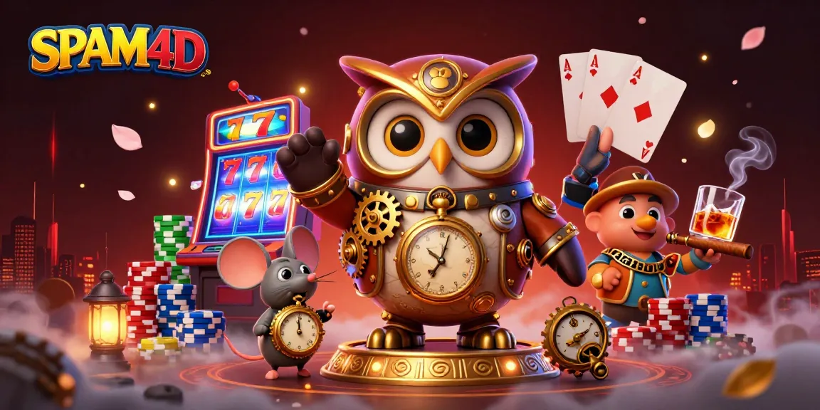 SPAM4D menghadirkan suasana slot kasino yang mendebarkan dengan karakter malam waktu dalam ilustrasi 3D yang menakjubkan.