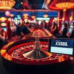 Players enjoy thrilling roulette at a lavish casino, powered by https://xx88.bar/.