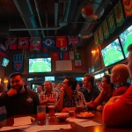 Engaging scene of friends enjoying the excitement of the best sports betting sites Mexico.
