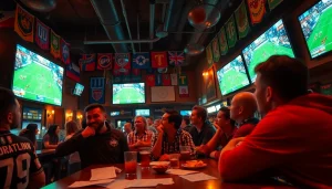 Engaging scene of friends enjoying the excitement of the best sports betting sites Mexico.