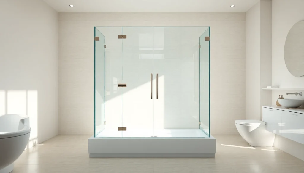 Erleben Sie die Eleganz der sonni Duschkabine in einem modernen Badezimmer.