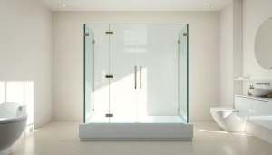 Erleben Sie die Eleganz der sonni Duschkabine in einem modernen Badezimmer.