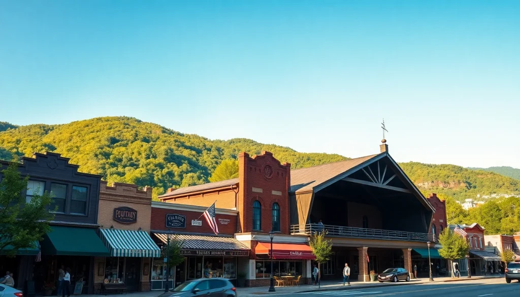 Explore the lively downtown of Clarksburg, showcasing its charm and local culture.