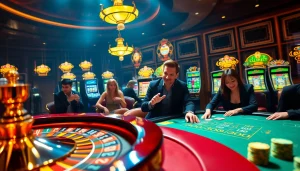 At SHBET, engage in thrilling casino games featuring roulette, poker chips, and vibrant slot machines.