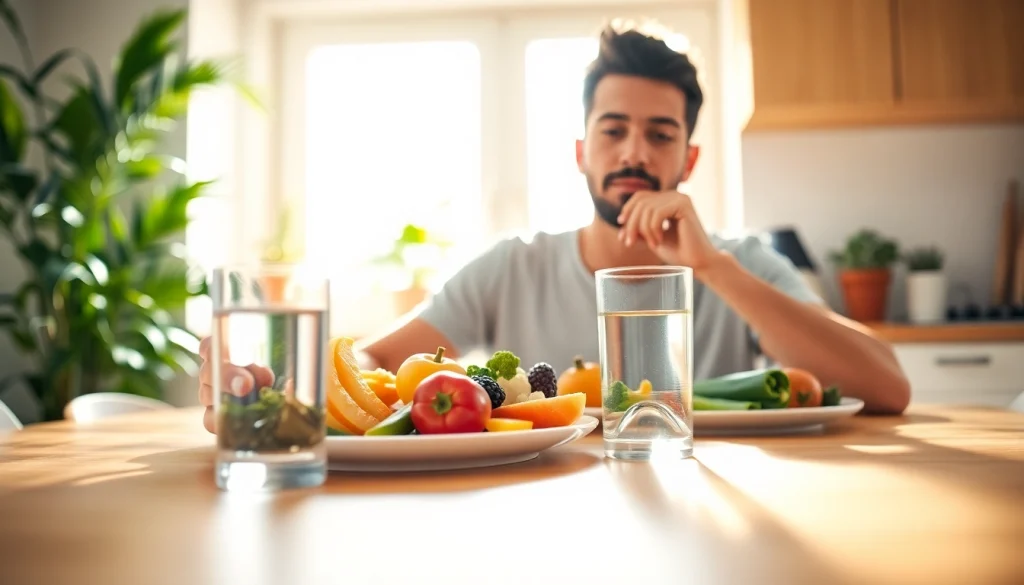 Embrace intermittent fasting with a healthful meal highlighting fresh ingredients.