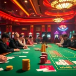 Experience the thrill of gambling at a luxury casino, where “Nếu như vậy bám vào đây” ignites player excitement amid vibrant gaming tables.