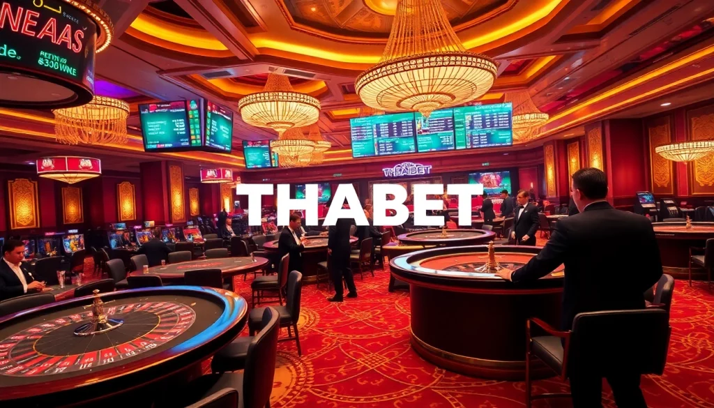 Experience excitement at THABET.VEGAS with vibrant casino games and betting action.