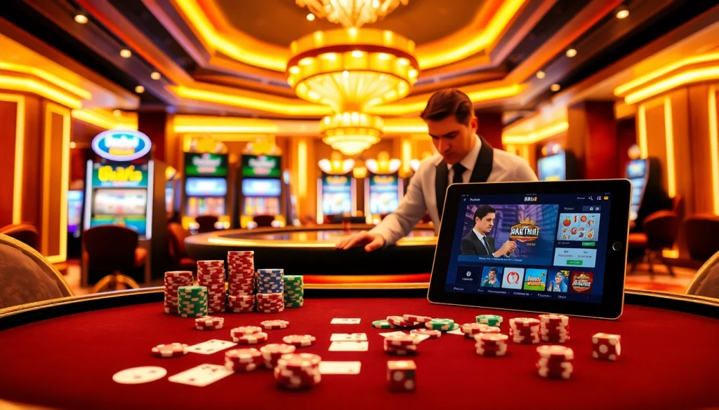 Experience thrilling gameplay at BK8Thai with vibrant casino visuals and engaging betting action.