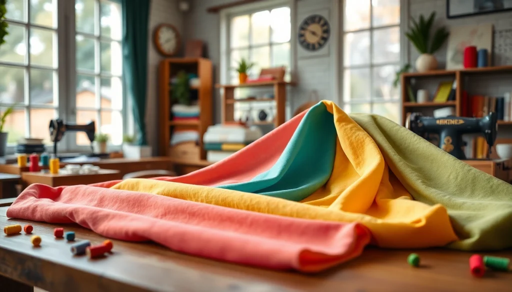 Verken de prachtige uni katoen stof; 100% natuurlijk katoen in een sfeervolle naaistat.