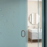 Moderne duschkabine 100x100 mit eleganten Glasflächen und stilvollem Design.