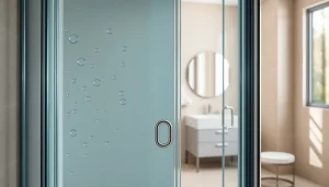 Moderne duschkabine 100x100 mit eleganten Glasflächen und stilvollem Design.