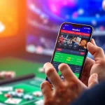 Mostbet resmi sayt platformunu istifadə edərkən oyunçu gülümsəyir.