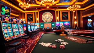 Experience exciting games and winning thrills at https:/cm88.bz/ in this vibrant casino scene.
