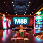 Experience the thrill of online gaming at MM 88 with vibrant slot machines and poker excitement.