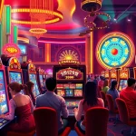 Engaging scene featuring players trying out the slot demo mahjong, highlighting the excitement of casino gaming.