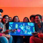 Play engaging free porn games in a lively gathering.