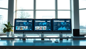 Onlyfans account search engine interface displayed in a modern digital workspace.