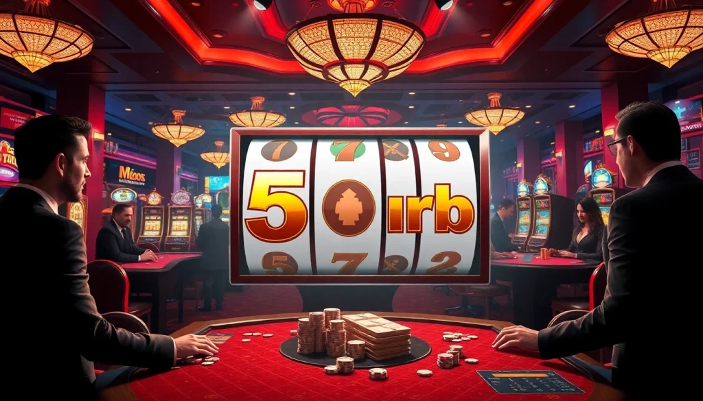 Engage with the thrilling action of slot depo 5rb at a luxurious casino filled with excitement.