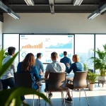Enhancing SEO performance analysis with team collaboration in a modern workspace.