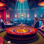 Excitation des jeux d'argent au casino en ligne Français avec tables de roulette et de poker
