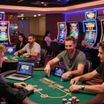 Experience the excitement at nổ hũ hubet88 with diverse players engaging in online casino games.