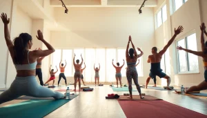 ホットヨガおすすめのコミュニティの雰囲気が漂う、参加者が多様な静かなヨガスタジオ。