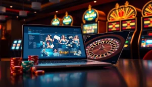 Découvrez des sensations de jeu au casino en ligne France avec des jetons de poker vibrants et une interface en ligne élégante.