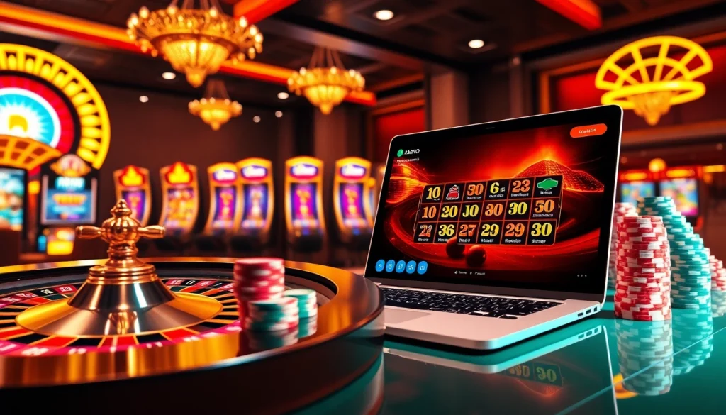 Découvrez le frisson du casino en ligne France avec des machines à sous vibrantes et des jetons de poker.