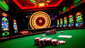 Vivez l'excitation du casino en ligne France avec des jetons de poker à enjeux élevés et une roulette virtuelle.