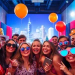 Capture fun moments with a photo booth Chicago setup at an exciting event.