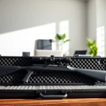 Maximize protection of your firearm with foam for rifle case in a sleek setup.
