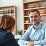 Expert truck accident attorney Clearwater offering consultation in a welcoming legal office.